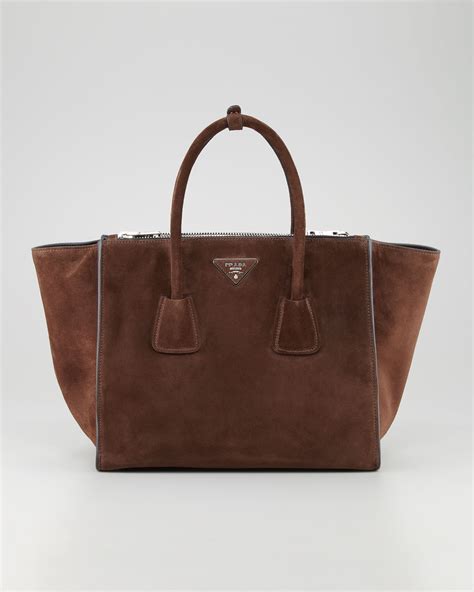 prada bag brown|best brown suede bags.